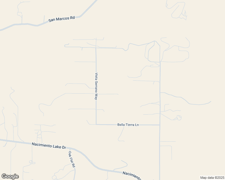 map of restaurants, bars, coffee shops, grocery stores, and more near 5770 Vista Serrano Way in Paso Robles