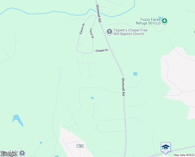 map of restaurants, bars, coffee shops, grocery stores, and more near 2016 Pope Court in Clayton