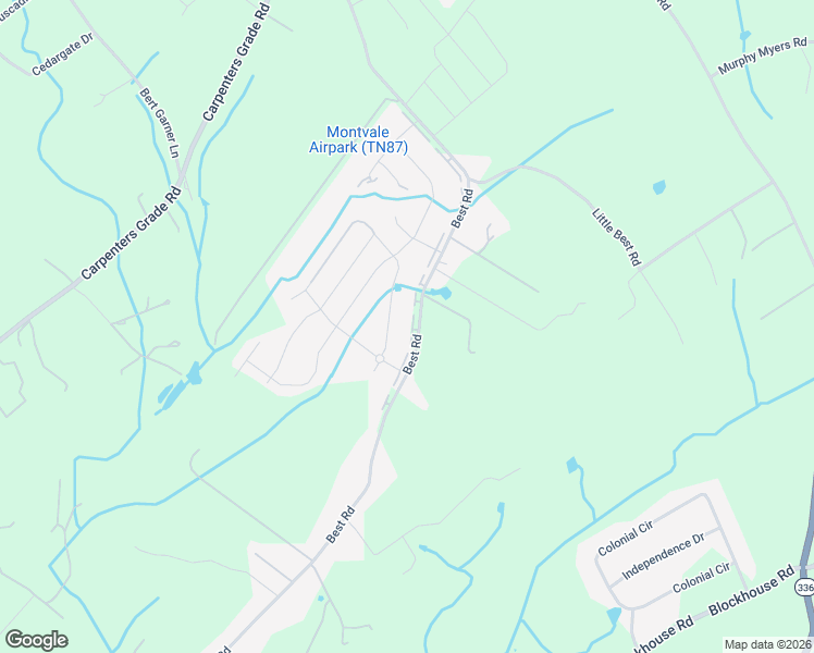 map of restaurants, bars, coffee shops, grocery stores, and more near 3031 Best Road in Maryville