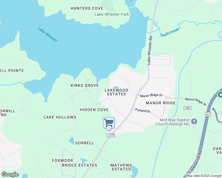 map of restaurants, bars, coffee shops, grocery stores, and more near 7009 Jeffrey Drive in Raleigh