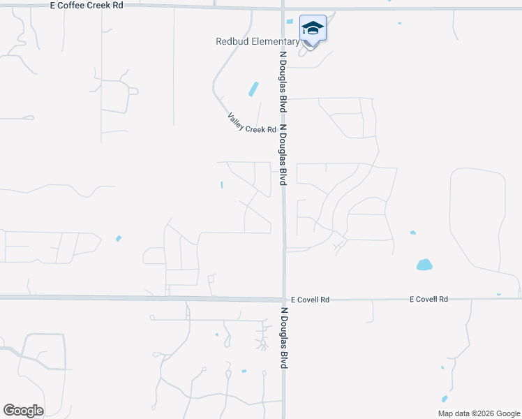 map of restaurants, bars, coffee shops, grocery stores, and more near 3175 North Douglas Boulevard in Edmond