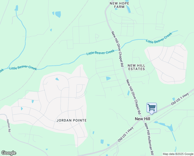 map of restaurants, bars, coffee shops, grocery stores, and more near 2706 Turner Pines Drive in New Hill