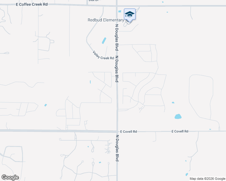 map of restaurants, bars, coffee shops, grocery stores, and more near 3175 North Douglas Boulevard in Edmond