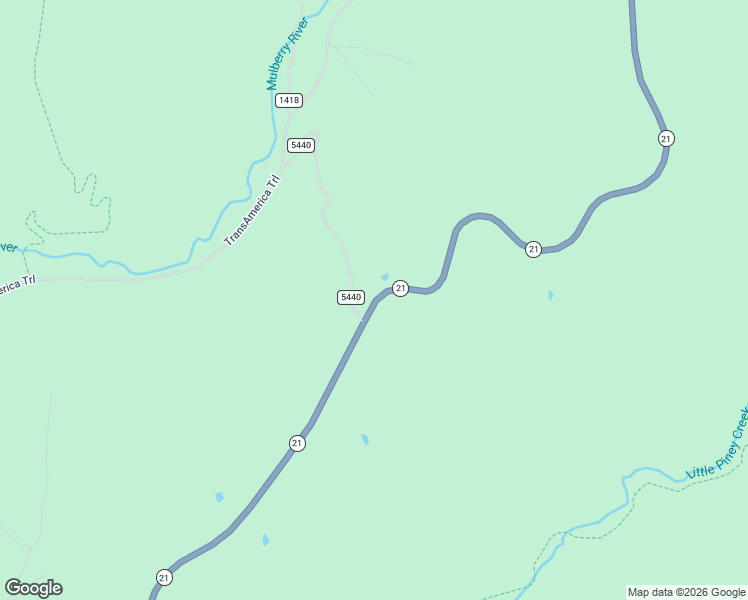 map of restaurants, bars, coffee shops, grocery stores, and more near 18210 Arkansas 21 in Johnson County