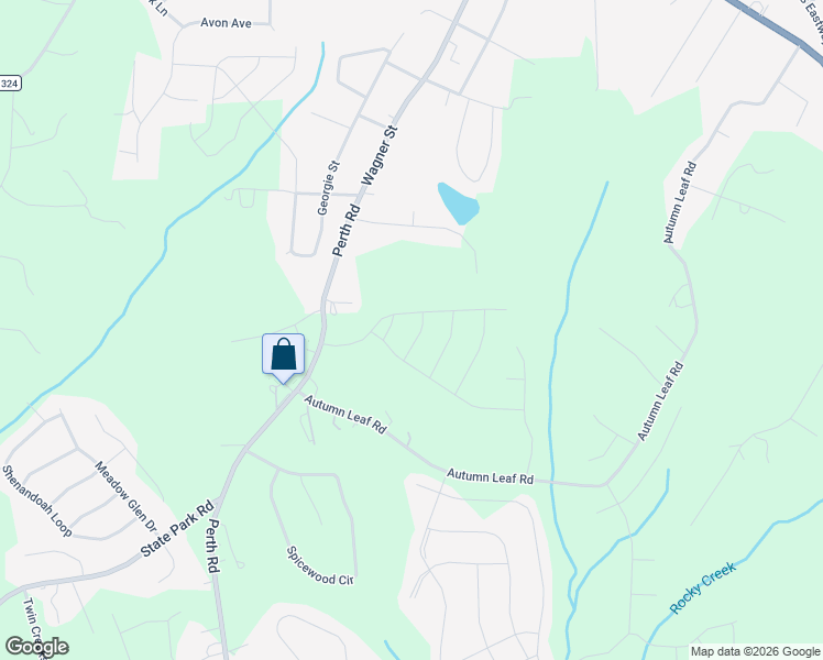map of restaurants, bars, coffee shops, grocery stores, and more near 785 Perth Road in Troutman