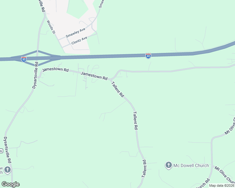 map of restaurants, bars, coffee shops, grocery stores, and more near 4186 Tallent Road in Morganton