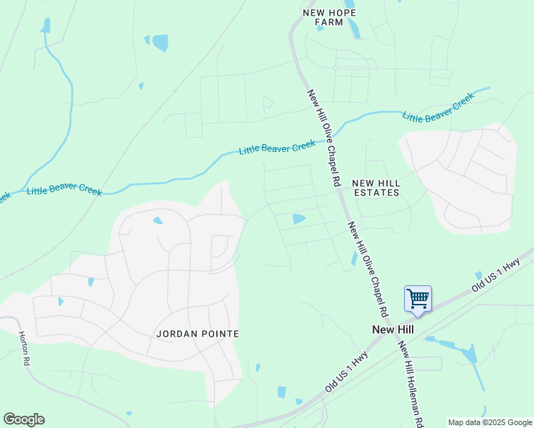 map of restaurants, bars, coffee shops, grocery stores, and more near 2706 Turner Pines Drive in New Hill