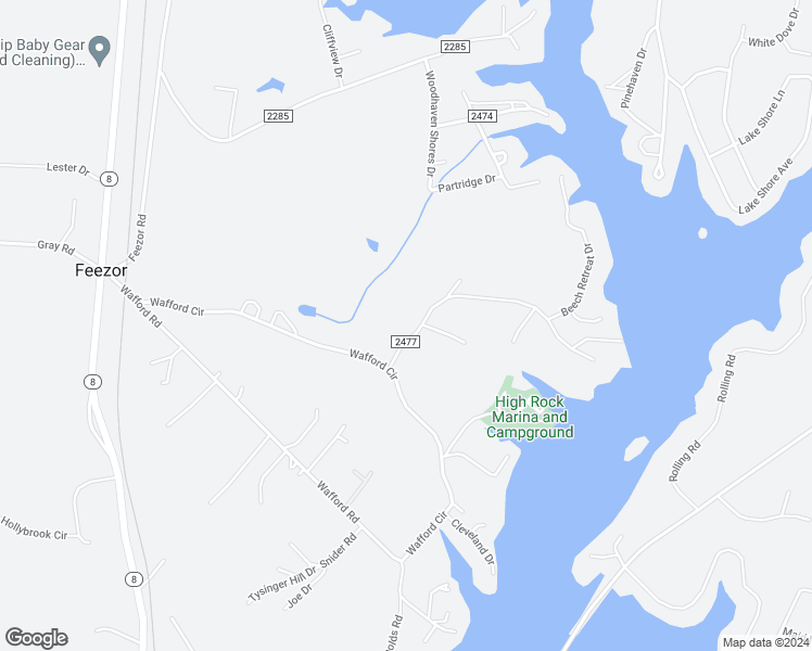 map of restaurants, bars, coffee shops, grocery stores, and more near 249 Beech Drive in Lexington