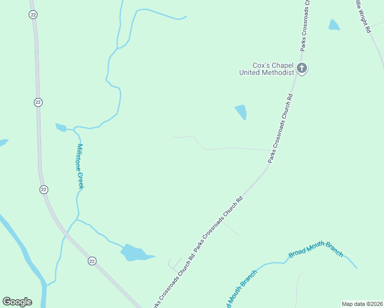 map of restaurants, bars, coffee shops, grocery stores, and more near 2734 Parks Crossroads Church Road in Ramseur