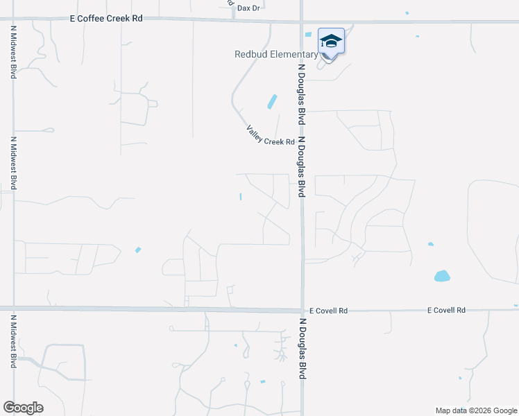 map of restaurants, bars, coffee shops, grocery stores, and more near 8333 Cora Tree Drive in Edmond