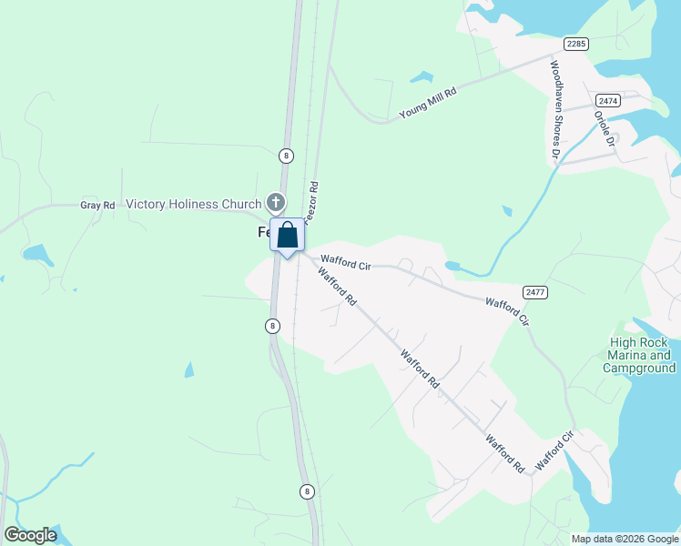 map of restaurants, bars, coffee shops, grocery stores, and more near 266 Wafford Road in Lexington