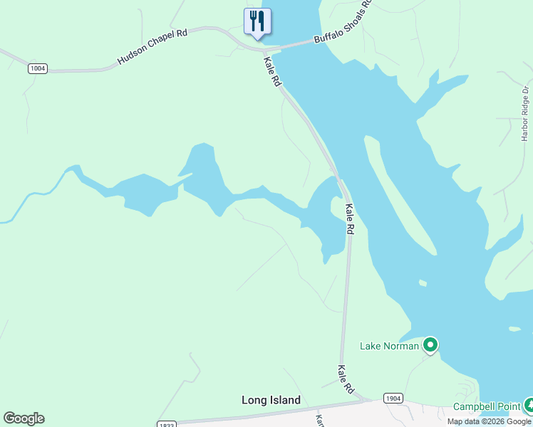 map of restaurants, bars, coffee shops, grocery stores, and more near 7716 Long Bay Parkway in Catawba