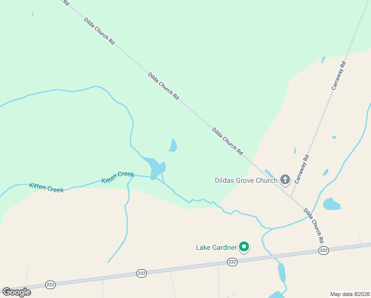 map of restaurants, bars, coffee shops, grocery stores, and more near 5397 Dilda Church Road in Fountain