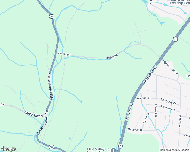 map of restaurants, bars, coffee shops, grocery stores, and more near 2351 Harlan Road in Columbia