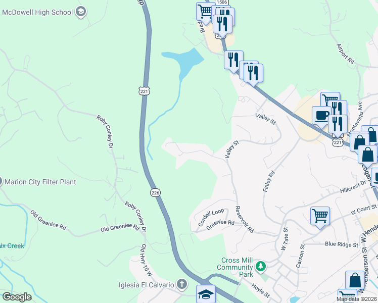 map of restaurants, bars, coffee shops, grocery stores, and more near 690 Reservoir Road in Marion