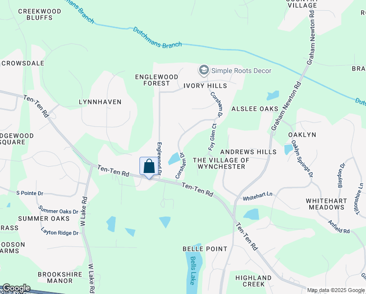 map of restaurants, bars, coffee shops, grocery stores, and more near 3413 Corsham Drive in Apex