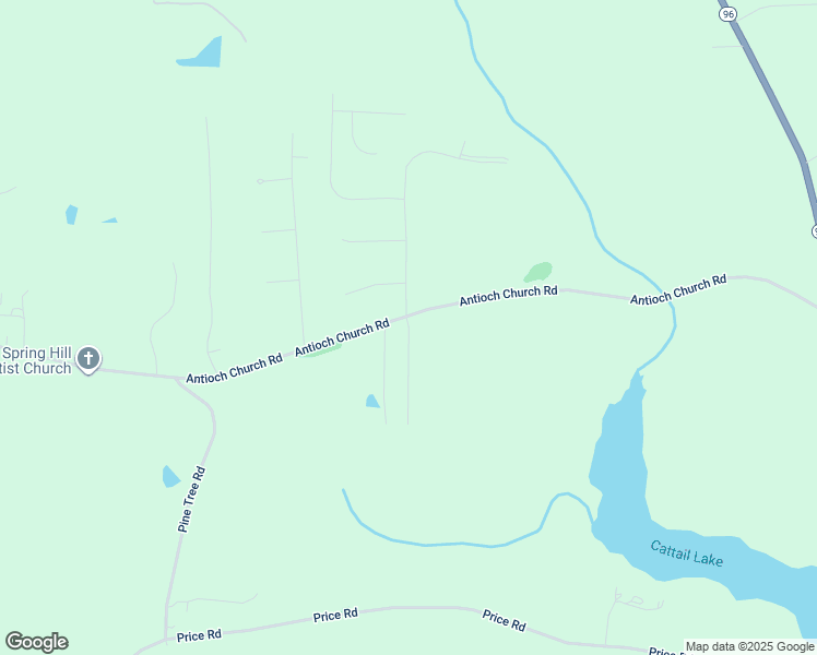 map of restaurants, bars, coffee shops, grocery stores, and more near Connelly Way in Zebulon