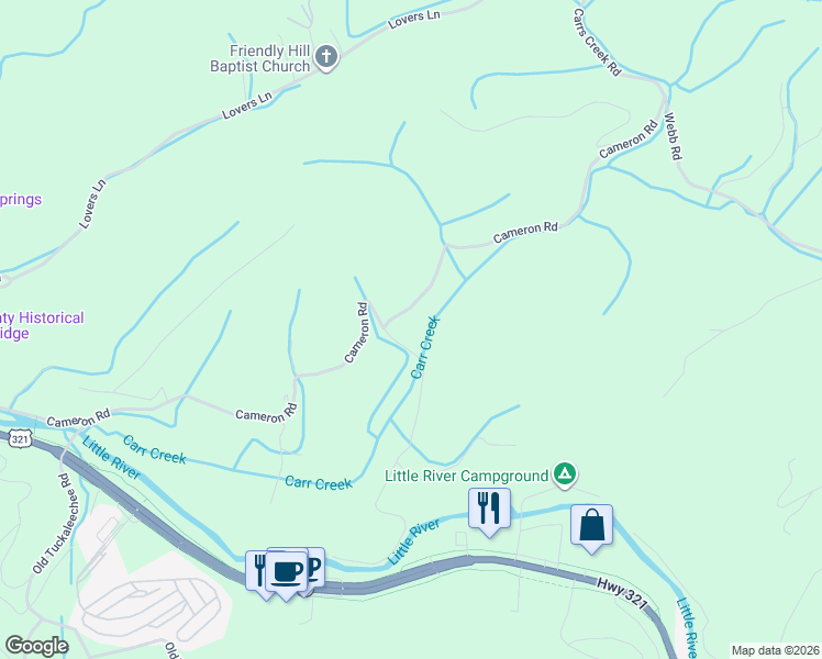 map of restaurants, bars, coffee shops, grocery stores, and more near 468 Rudd Road in Townsend