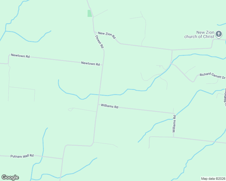 map of restaurants, bars, coffee shops, grocery stores, and more near 10851 Threet Road in Christiana