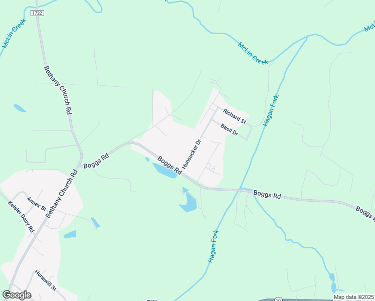 map of restaurants, bars, coffee shops, grocery stores, and more near Hunsucker Drive in Claremont