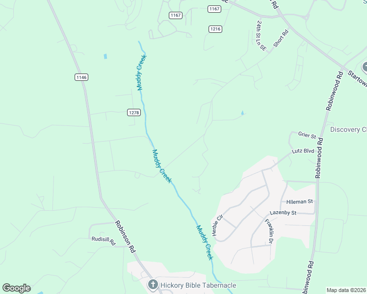 map of restaurants, bars, coffee shops, grocery stores, and more near 3399 R P Whitener Lane in Hickory