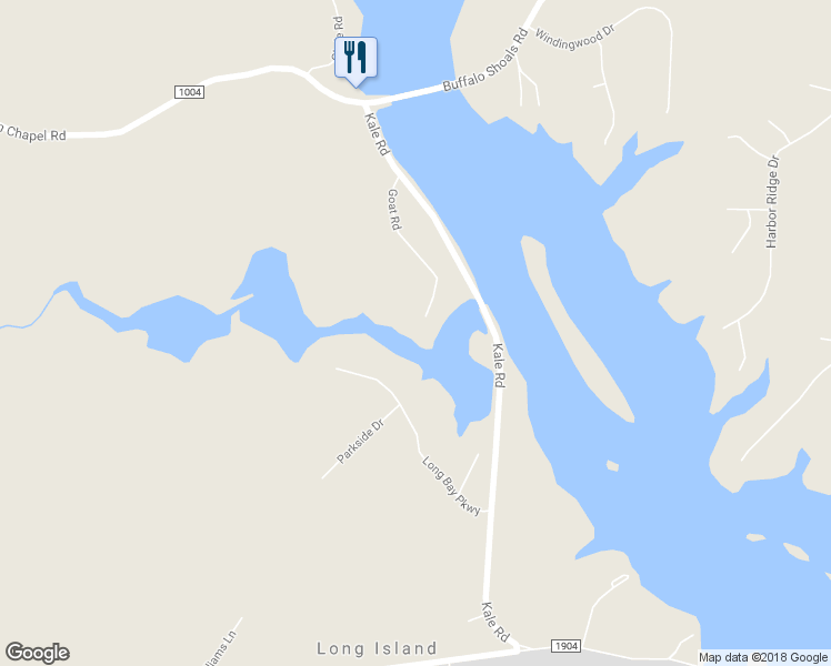map of restaurants, bars, coffee shops, grocery stores, and more near 1827 Goat Road in Catawba