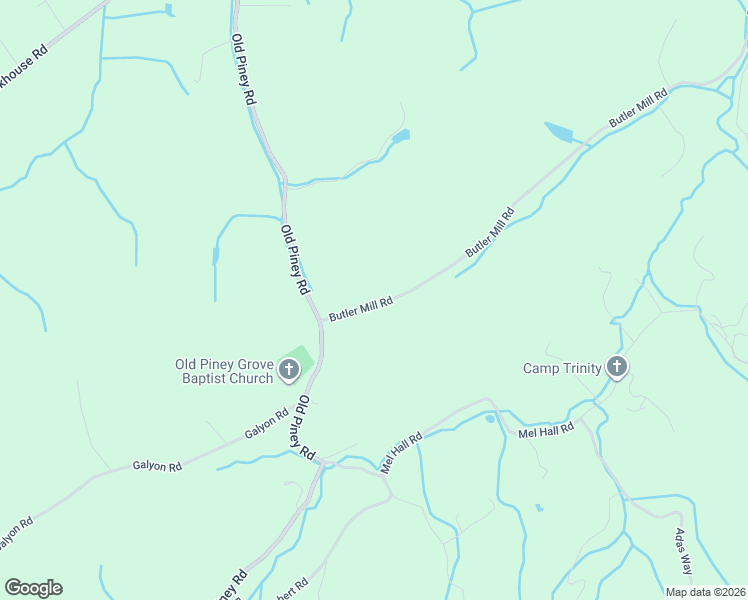 map of restaurants, bars, coffee shops, grocery stores, and more near 736 Butler Mill Road in Maryville