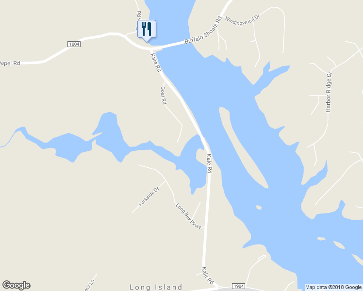 map of restaurants, bars, coffee shops, grocery stores, and more near 1834 Goat Road in Catawba