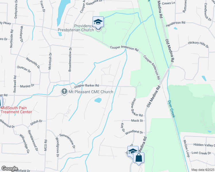 map of restaurants, bars, coffee shops, grocery stores, and more near 471 Hopper Barker Road in Jackson