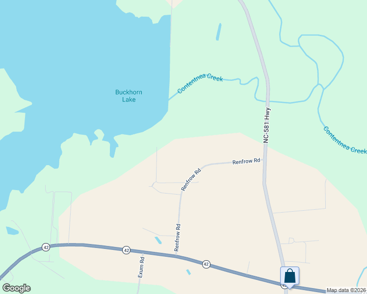 map of restaurants, bars, coffee shops, grocery stores, and more near 8075 Renfrow Road in Kenly