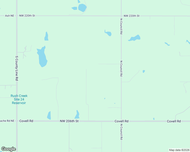 map of restaurants, bars, coffee shops, grocery stores, and more near 21214 Bogie Road in Edmond