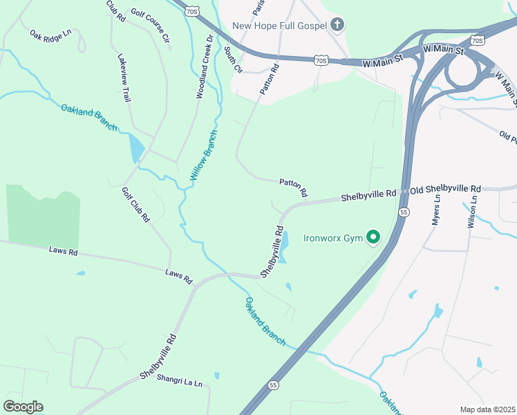 map of restaurants, bars, coffee shops, grocery stores, and more near 980 Shelbyville Road in McMinnville