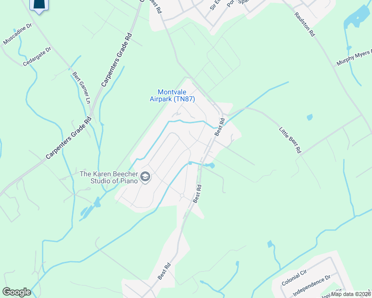 map of restaurants, bars, coffee shops, grocery stores, and more near 3011 Best Road in Maryville