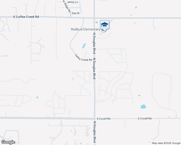 map of restaurants, bars, coffee shops, grocery stores, and more near 3438 North Douglas Boulevard in Edmond