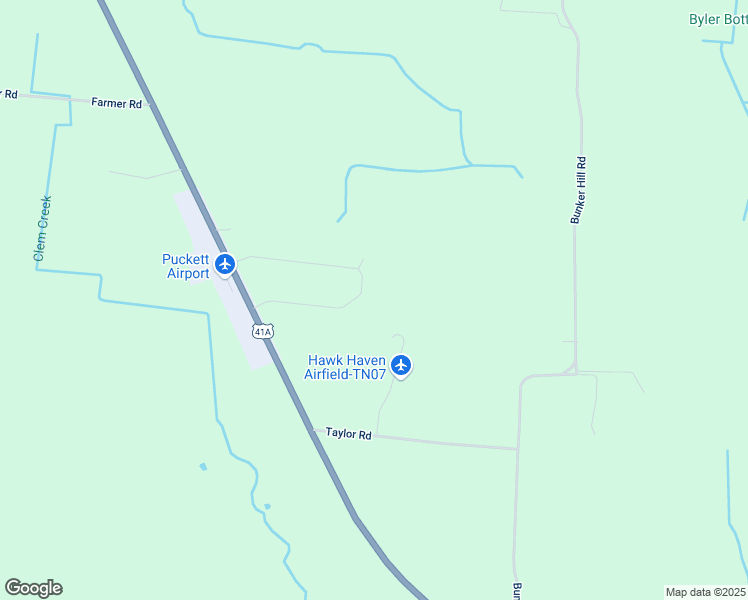 map of restaurants, bars, coffee shops, grocery stores, and more near 128 Glider Loop in Eagleville