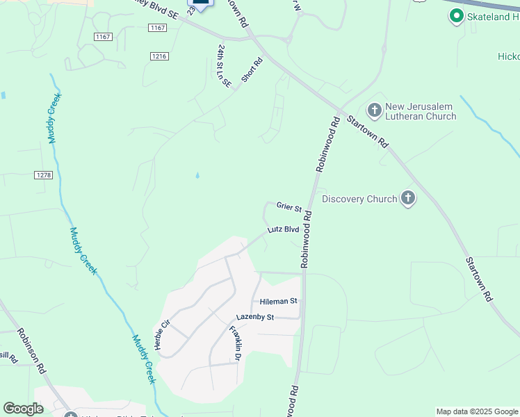 map of restaurants, bars, coffee shops, grocery stores, and more near 3056 Grier Street in Newton