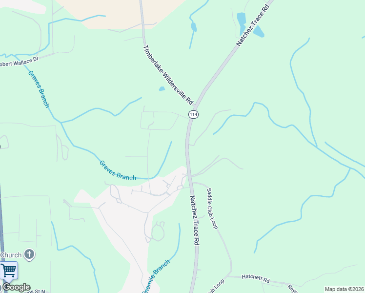 map of restaurants, bars, coffee shops, grocery stores, and more near 13563-13831 Natchez Trace Drive in Lexington