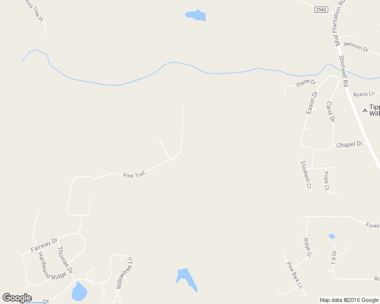 map of restaurants, bars, coffee shops, grocery stores, and more near 1308 Pine Trail in Clayton