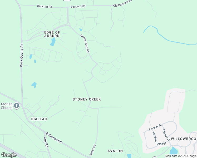 map of restaurants, bars, coffee shops, grocery stores, and more near Girardeau Way in Clayton