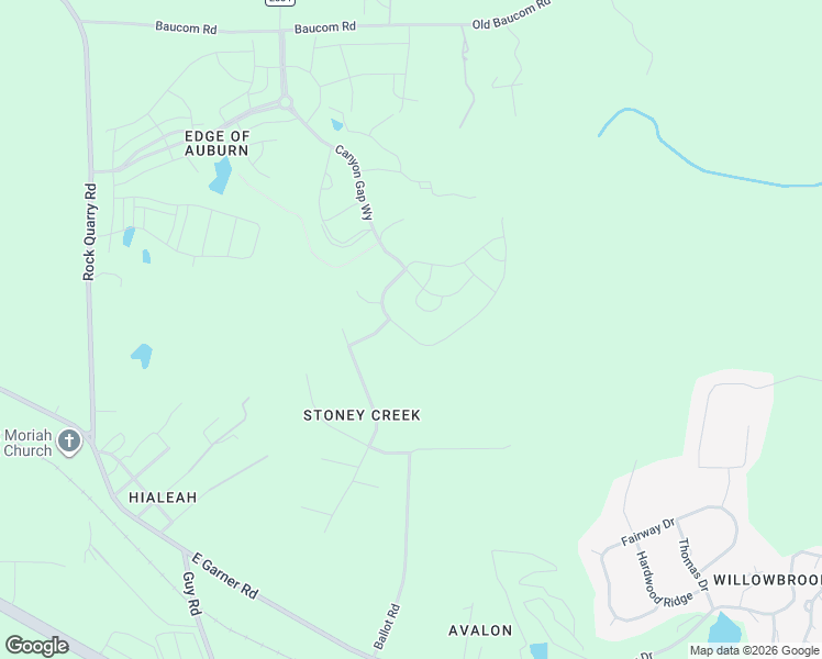 map of restaurants, bars, coffee shops, grocery stores, and more near Girardeau Way in Clayton