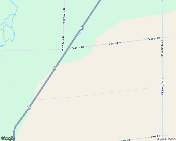 map of restaurants, bars, coffee shops, grocery stores, and more near 1146 Degood Road in Cash