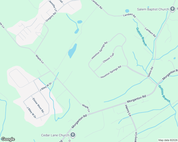 map of restaurants, bars, coffee shops, grocery stores, and more near 1109 Houston Springs Road in Greenback