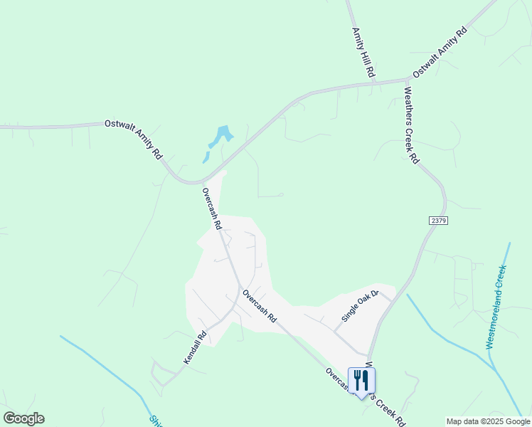map of restaurants, bars, coffee shops, grocery stores, and more near 172 Windbrook Drive in Troutman