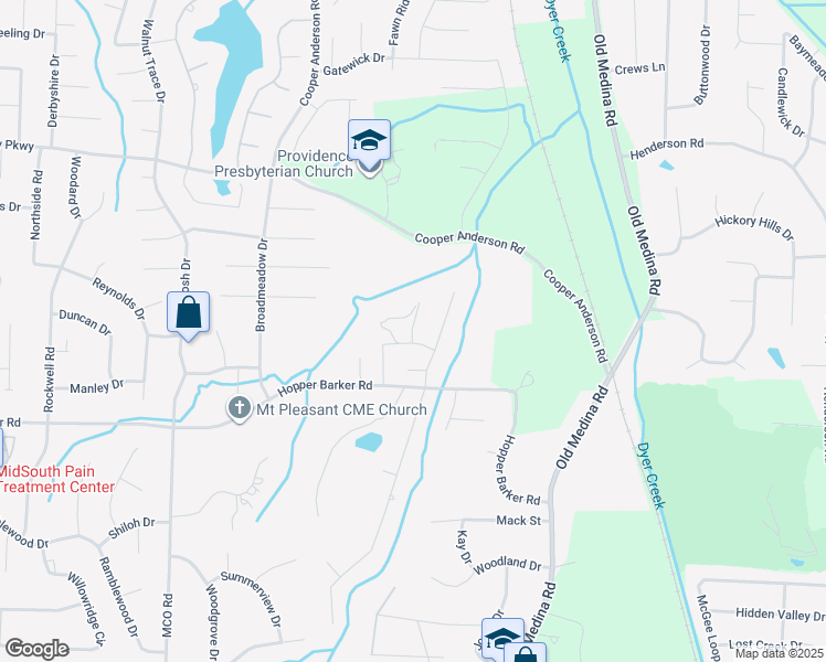 map of restaurants, bars, coffee shops, grocery stores, and more near 471-479 Hopper Barker Road in Jackson