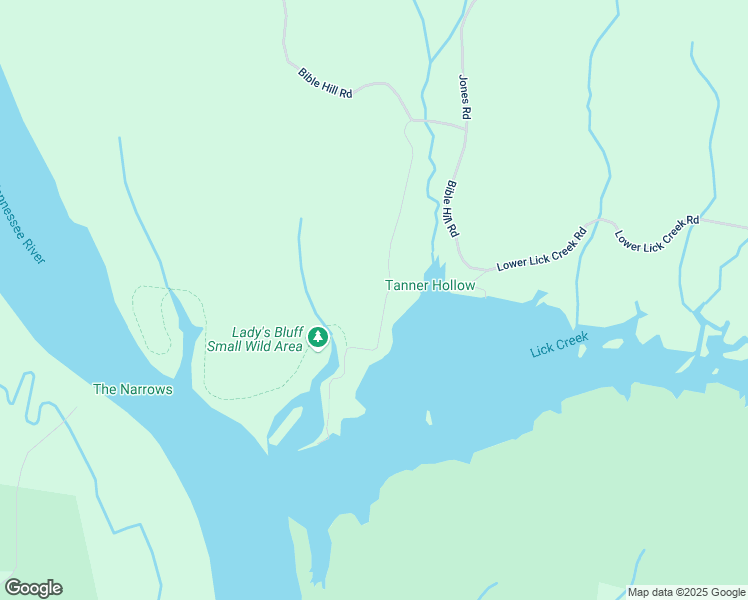 map of restaurants, bars, coffee shops, grocery stores, and more near 398 Lady's Bluff Road in Linden