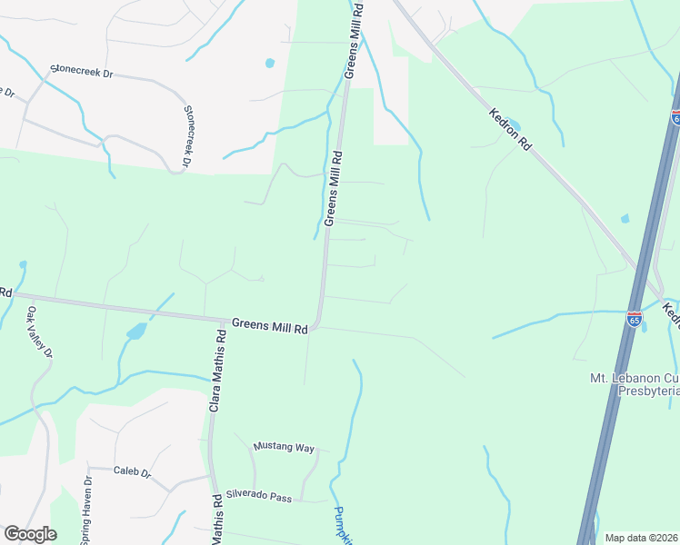 map of restaurants, bars, coffee shops, grocery stores, and more near 3526 Greens Mill Road in Spring Hill