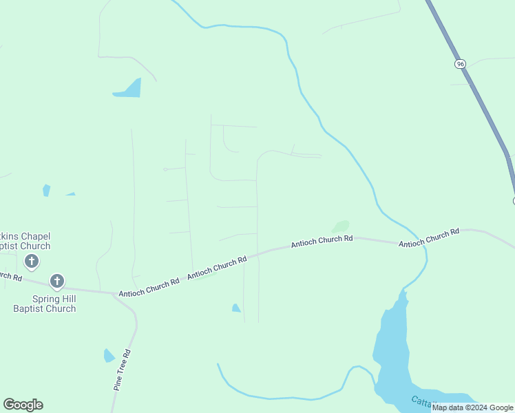 map of restaurants, bars, coffee shops, grocery stores, and more near Dundalk Drive in Johnston County