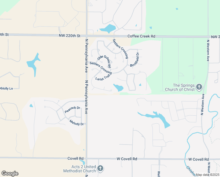 map of restaurants, bars, coffee shops, grocery stores, and more near 1835 Tall Grass Court in Edmond