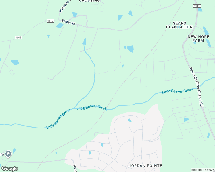 map of restaurants, bars, coffee shops, grocery stores, and more near 3139 Lone Creek Road in New Hill