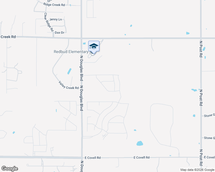 map of restaurants, bars, coffee shops, grocery stores, and more near 3770 North Douglas Boulevard in Edmond